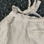 Lovestitch Women’s Love stitch Medium Beige Striped Pants Photo 3