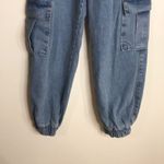 The Ragged Priest  ladies oversized 100% cotton cargo jogger denim jeans size 30 Photo 4