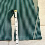 Ryka  Green Striped Biker Stretchy Performance Athletic Short Size M Active Teal Photo 5