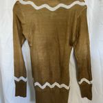 Tipsy Elves  Brown and White Sweater Photo 2