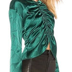 L'Academie L’Academie Waylon Blouse Green Size L Revolve Photo 0