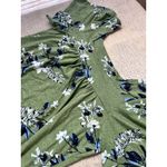 Lucky Brand Green Floral Square Neck Short Sleeve Cotton Modal Top S Photo 3
