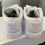 Nike New Air Jordan 1 Low Triple White Photo 8