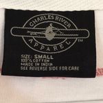 Charles River Apparel NEW Charles River Cotton Rugby Striped Hoodie Sweater Small Monogrammed P Photo 2