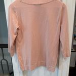 Karl Lagerfeld Paris Blush Pink Pearl Embellished Sweater | Size Small Photo 3