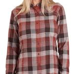 Kuhl  Women’s Hanna Flannel Button Down Shirt Longsleeve Outdoor in Rustic Size L Photo 0