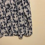 BKE  Blue and White Patterned Blouse Photo 5