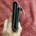 Coach Black Signature Flap Top Trifold IWallet Photo 3