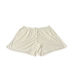 SKIMS NEW Snow French Terry Pull On Shorts Womens Elastic Waist Casual Size 4X Photo 1