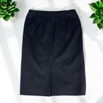 Marta Palmieri Vintage Italian Wool Pencil Skirt in Black Size M Photo 3