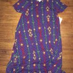 LuLaRoe purple Southwest S loungewear Carly Swing Dress Photo 0