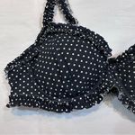 Tory Burch Polka Dot Underwire Bikini Swim Top Navy Blue Size XS Photo 3