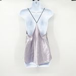 Victoria's Secret Womens Y2K Silky Metallic Scoop Neck Cami Top Size L Lilac Photo 8