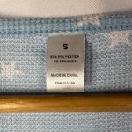 Boutique Blue Star Printed Tie Front Fitted Short Sleeve T-Shirt S Photo 2