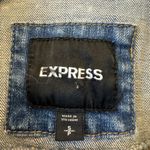 EXPRESS  sz S 100%‎ Cotton Long sleeve button denim Jean jacket Photo 2