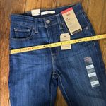 Levi's Women’s Dark Blue 726 high rise slim hyper soft Flare Jeans new NWT tall Photo 4