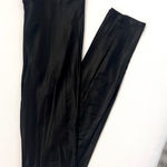 Bebe  Black Leatherette Leggings in Size XS Photo 0