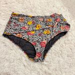 Torrid  LEOPARD FLORAL HIGH WAIST TIE-FRONT‎ WRAP SWIM BOTTOM SIZE 0 Photo 2