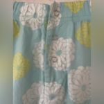 Bath & Body Works Bath and Body Work’s lightweight blue floral snap front pajama bottom pants; L Photo 1