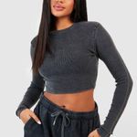 Boohoo  Long Sleeve Crop Top Photo 0