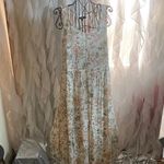 Frye  L floral button down pockets Floral Maxi Dress Photo 2