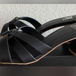 SM New York NEW Black Square Toe Block Heel Heeled Sandals Size 8.5 2” Heel Photo 2