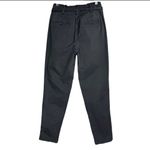 American Eagle Womens Tapered Pants Trousers Sz 4 LONG Belted Tie Waist Photo 2