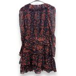 Ulla Johnson Cecily Cosmos Print Long Sleeve Tiered Ruffle Mini Dress Sz 2 Photo 5