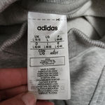 Adidas  gray gradient lavender three stripe quarter-zip crop sweatshirt size large Photo 8
