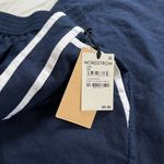 Halogen NWT Navy Blue and White Wide Leg Linen Blend trouser pant size 16W Photo 3