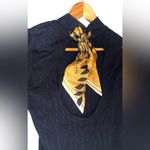 Free People  Scarf Tie Ribbed Knit Top sz M Photo 2