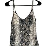 Sanctuary  Black & White Snakeskin Print Sleeveless Blouse Women Sz XS Photo 1