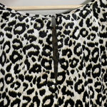 Julian Taylor New York Women's Sz 10 Long Sleeve Velvet Leopard Print Mini Dress Photo 11