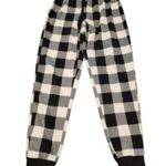 Aeropostale Women's  Black Cream Flannel Pajama Pants Size Med GUC #6458 Photo 0