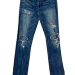 American Eagle WOMEN'S 𝅺 skinny super stretch ripped jeans Photo 1
