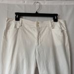 Ralph Lauren CHAPS RALPH‎ LAUREN SIZE 12 WOMEN'S  WHITE CAPRI  STRETCH MID  RISE Photo 1