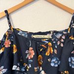 Liberty Love  Floral Ruffle Cold Shoulder Cropped‎ Top Size Lg Y2K Coquette Indie Photo 2