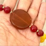 Barse yellow Jade and agate stretch bracelet Photo 11