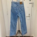 Levi's X Revolve Ribcage Straight Ankle Jeans in Jazz Time with Distressing Photo 8