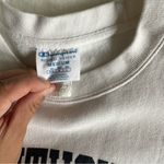 Champion  Reverse Weave Nantucket Cropped Sweatshirt Size Medium Photo 5