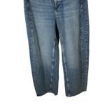 We The Free  Truro Baggy Puddle Jeans Water Stoned Blue Button Fly Boho Womens 29 Photo 3