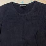 Peruvian Connection  Ribbed Pima Cotton Sweater Medium C28 Photo 2