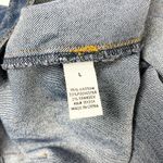 Refuge A-Line Denim Mini Skirt Womens Large Mod Retro Vibe Stretchy Go-Go Y2K Photo 4