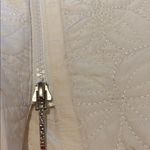 Sigrid Olsen  Quilted Winter White Old Money Trench Jacket Coat Medium Photo 4