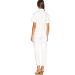 We The Free Free People Marci Jumpsuit Size Large Optic White Cotton Denim Photo 1