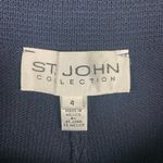 St. John Collection Womens Size 4 Santana Knit Wool Blend Wide-Leg Pant Navy Photo 4