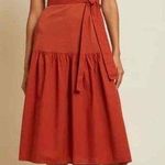 Nation Ltd NEW EVERLEIGH FRILLY DRESS IN CAYENNE SMALL Photo 0