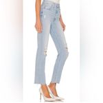 MOTHER HIGH Waisted Rider Ankle Fray Island After Hours Jean Photo 1