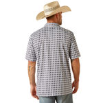 Ariat  All Over Print Polo in White Core Photo 2