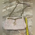 Michael Kors  pink Quilted Shoulder Bag with Gold Chain Photo 2